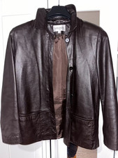 Edle Lederjacke im eleganten
