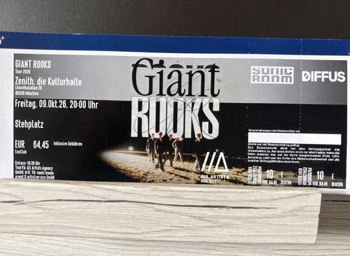 Giant rooks tour 2026 - rooks, münchen
