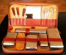 Sehr altes Reise-Etui, Herren