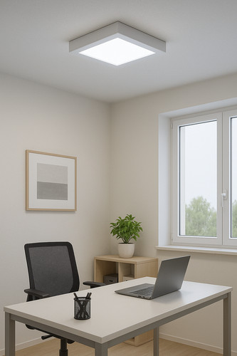 Led deckenleuchte 18watt eckig - led,