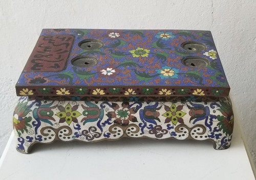 Antiker cloisonne sockel - antiker,