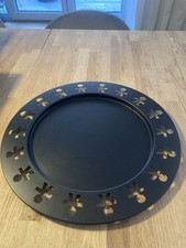 Schwarzer Alessi Teller