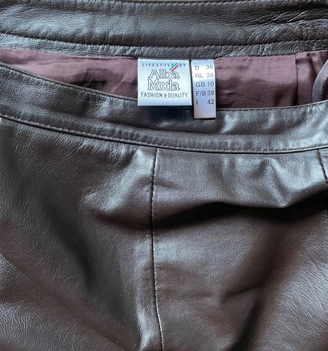 Echter lederrock mini größe - mini,