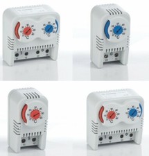 Thermostat Hutschiene Schaltschrank Temperatur Verteilerschrank Filterlüfter NEU