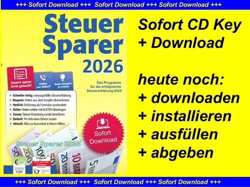 Steuer sparer 2026 - 2026, für