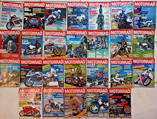 Zeitschrift motorrad jahrgang - zeitschrift,