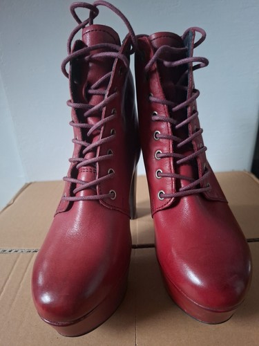 Damen stiefeletten rot - damen, gr.36