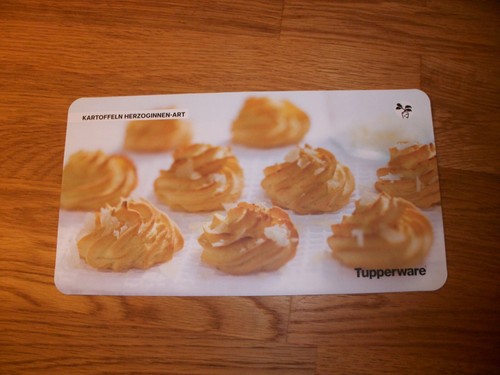 Tupperware rezeptkarte - rezeptkarte, 1x