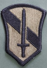 U.S. Army Aufnäher Patch 1st Field Force Vietnam  Oliv Subdued Tarn Originalware