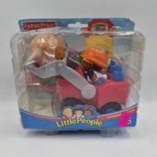 Fisher Price Mattel C4311 Little People Baggerfahrer und LKW mit Boulder NEU