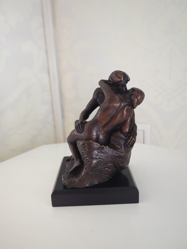 Massive bronze figur august - massive,