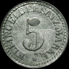 NOTGELD: 5 Pfennig 1917. Funck