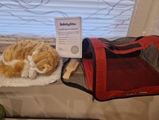 Perfect Petzzz Grau Getigerte Katze mit Bett Wie Neu