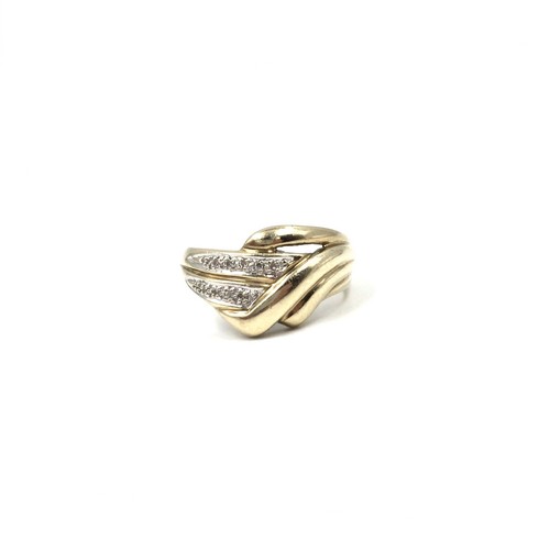 8ct yellow gold ring - ,