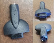 Adapter 9 polig Buchse seriell auf PS/2 Buchse , kompakter Stecker, schwarz