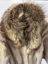 DASKO Biber Pelzmantel beige