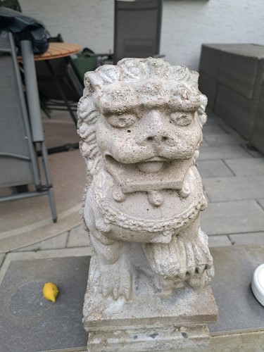 Löwe steinlöwe gartenfigur - steinlöwe,