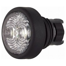 2 Stück weiße Hella LED-Begrenzungsleuchten,,Rund,Einbau,NEU