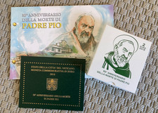 Numisbrief  Pater Pio,  1x 2