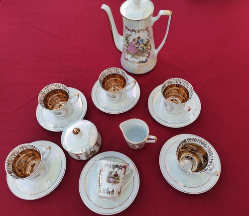 Kaffeesercice perlmutt - kaffeesercice,