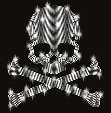 XL Strasssteine Totenkopf
