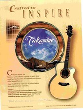 PPOT2 11X8 WERBUNG/BILD - TAKAMINE AKUSTIKGITARREN