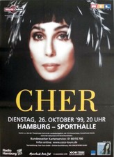 CHER - 1999 - Plakat - Live In Concert - Poster - Hamburg