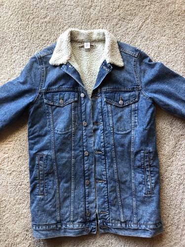 Jeansjacke mit fell - h&m,