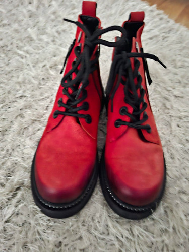 Damen leder stiefeletten - damen,