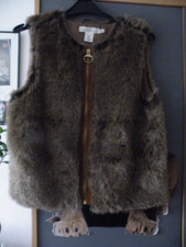 Kuschellige  Weste Kunst Fell