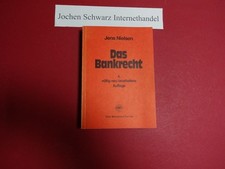 Das bankrecht grundbegriffe - das, bankrecht: