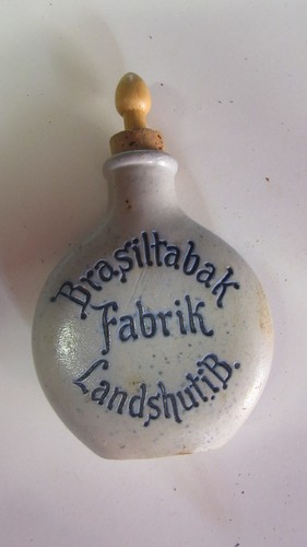 Schnupftabakflasche steingut - schnupftabakflasche,