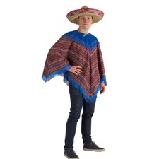 Mexikaner Poncho Sergio blau