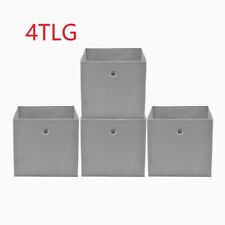 4er Set Faltbox in lichtgrau