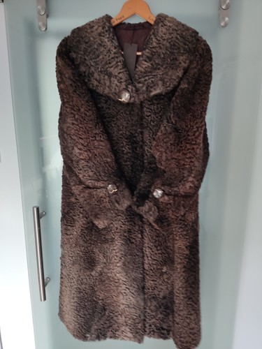 Braun gräulich pelzmantel - braun-gräulich,
