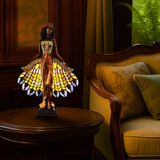 abc HOME | Tiffanyleuchte | Tischleuchte | Tiffany | Glas | bunt & dekorativ