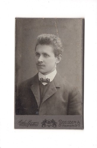 Cdv foto herrenportrait - foto,