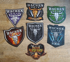 7 Wacken Aufkleber Patch Aufnäher Nr. 3048 Vintage Kutte Death