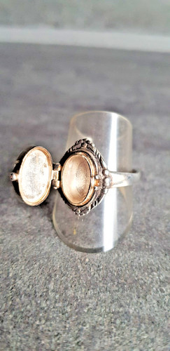 Giftring silberring 1 - , silberring-