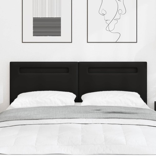Vidaxl led kopfteil schwarz - led,
