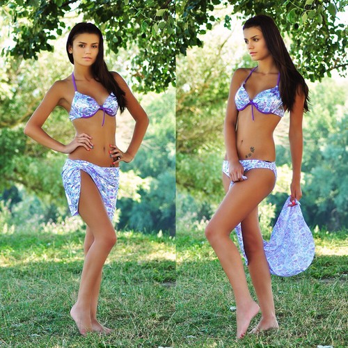 Bikini bolero 3er set push - bikini,