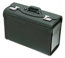 Aktenkoffer Pilotenkoffer 49 x34x21 Groß Schwarz Davidts bei Bowatex