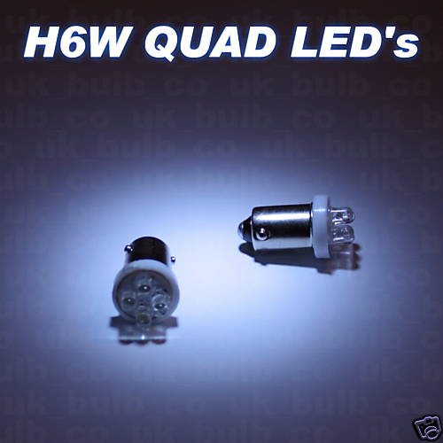 H6w quad led bajonett - h6w,