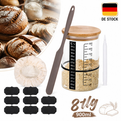 Gärglas 900 sauerteig - gärglas,