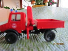 Rocco Minitanks Unimog 1300 L Feuerwehr mit Ladekran