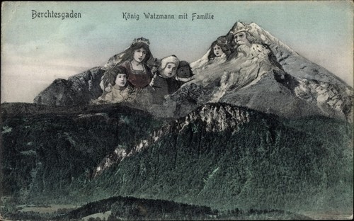 Berchtesgaden in - ak,