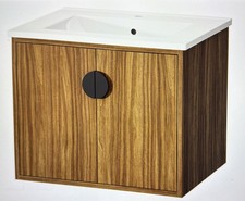 HOROW Waschbeckenunterschrank 60cm Waschtisch mit unterschrank Badmöbel Set