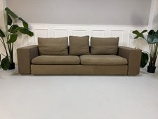 Flexform Groundpiece Designer Sofa Stoff Braun Taupe Couch Sofa