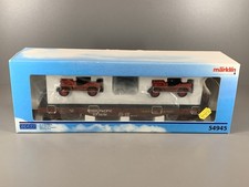 Spur 1 MÄRKLIN Flachwagen UNION PACIFIC mit Ladung  54945  OVP  / 1 JJ 093
