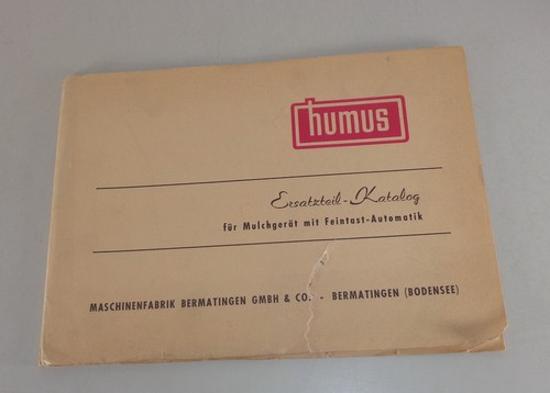 Teilekatalog humus mulchgerät - teilekatalog,